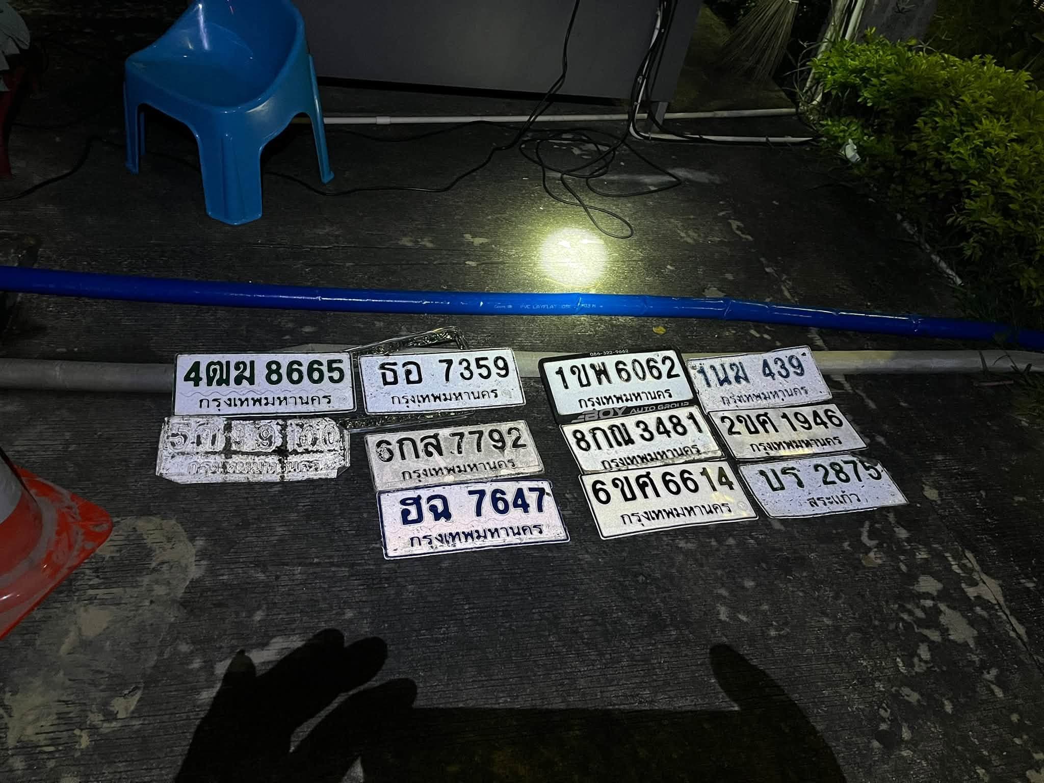 รูปป้ายทะเบียนที่พบ ?ร 2875 1ขพ 6062 1นฆ 439 2ขค 1946 4ฒฆ 8665 6กส 7792 6ขศ 6614 ธอ 7359 ฮฉ 7647 8กฌ 3481