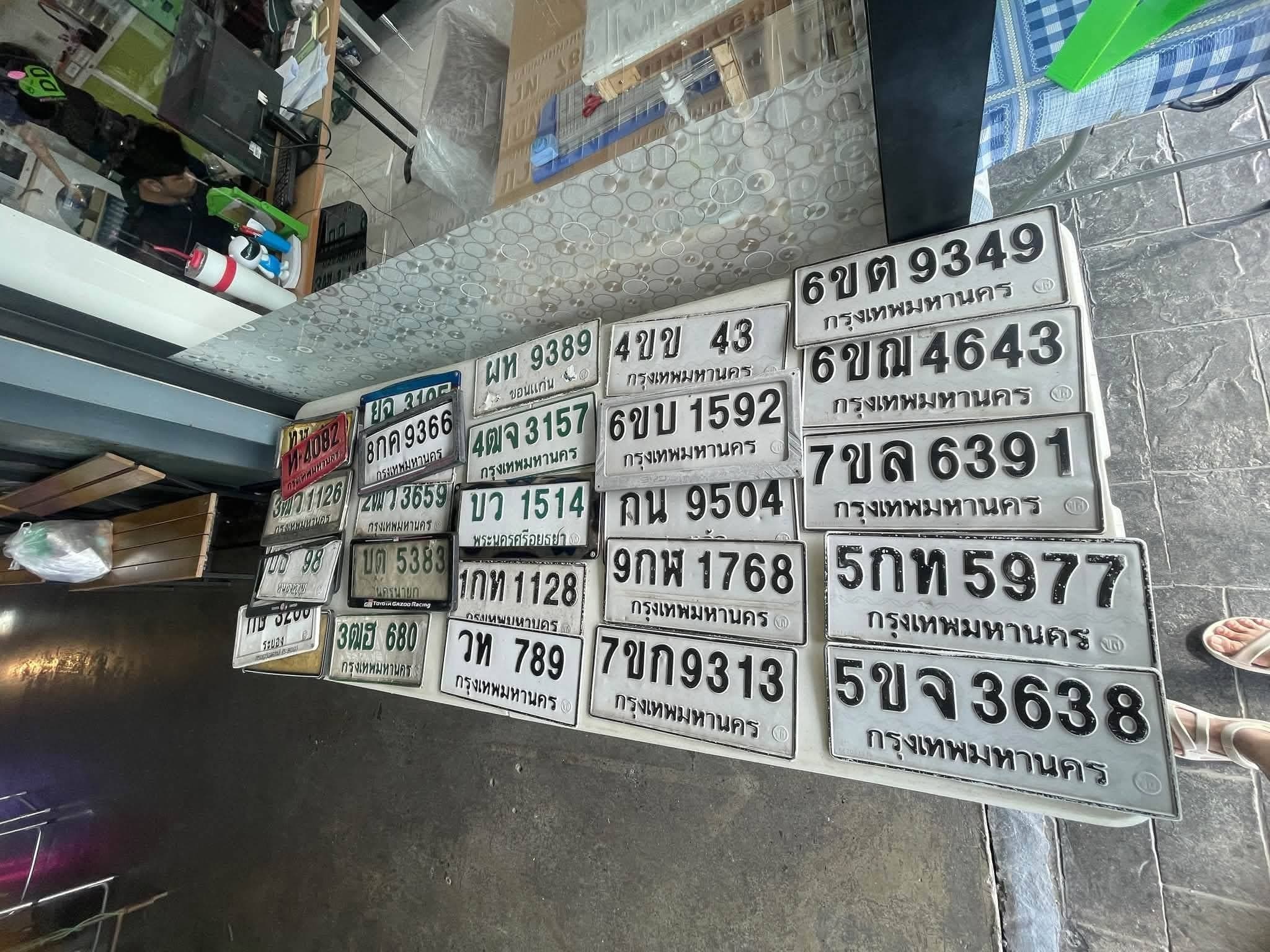 รูปป้ายทะเบียนที่พบ 1กท 1128 4ขข 43 5กท 5977 5ขจ 3638 6ขณ 4643 6ขต 9349 6ขบ 1592 7ขก 9313 7ขล 6391 8กค 9366 9กพ 1768 บต 5383 บว 1514 วท 789 2มว 3659 3กว 1126 3ตฮ 680 4ตจ 3157 ผห 9389
