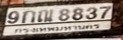 รูปป้าย 9กฌ 8837 ที่ตัดจากรูปของผู้แจ้ง