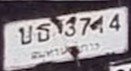 รูปป้าย บธ 3744 ที่ตัดจากรูปของผู้แจ้ง