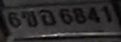 รูปป้าย 6ขฉ 6841 ที่ตัดจากรูปของผู้แจ้ง