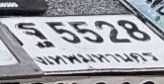 รูปป้าย ฐ 5528 ที่ตัดจากรูปของผู้แจ้ง