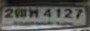 รูปป้าย 2ฒพ 4127 ที่ตัดจากรูปของผู้แจ้ง