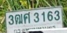 รูปป้าย 3ฒศ 3163 ที่ตัดจากรูป