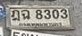 รูปป้าย ฎถ 8303 ที่ตัดจากรูปของผู้แจ้ง